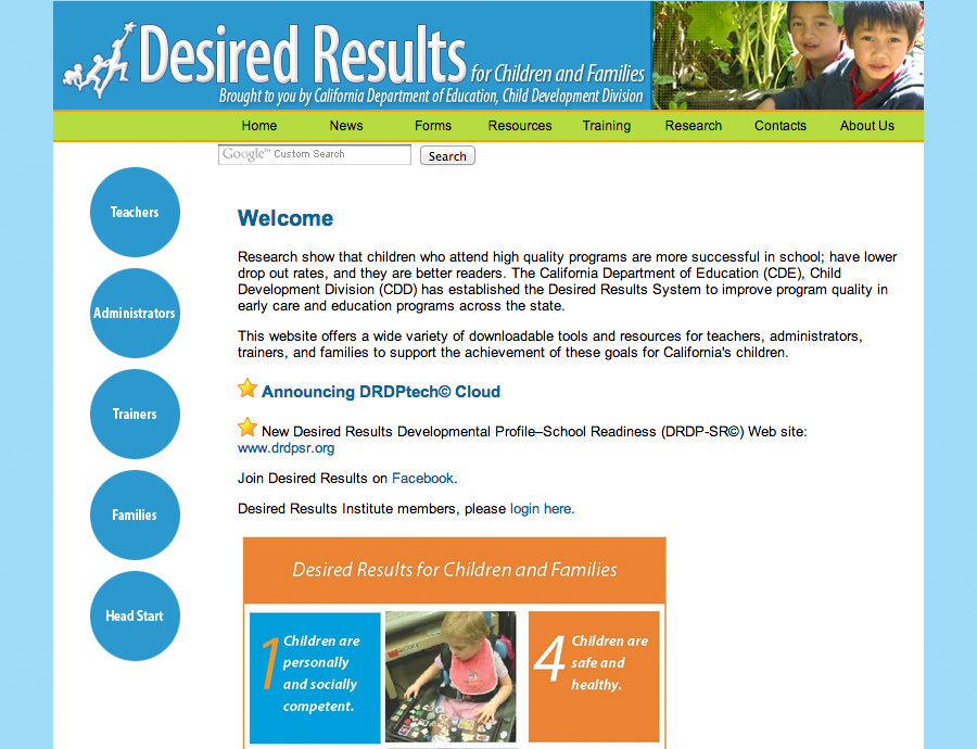 screenshot of https://www.desiredresults.us/