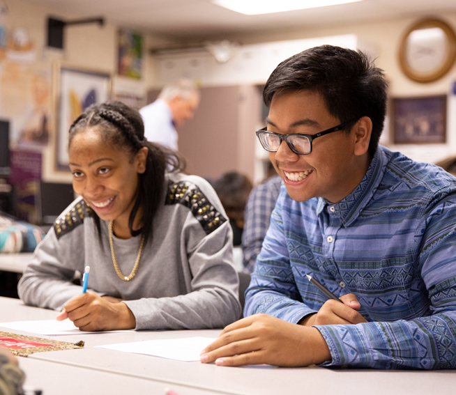 Students together