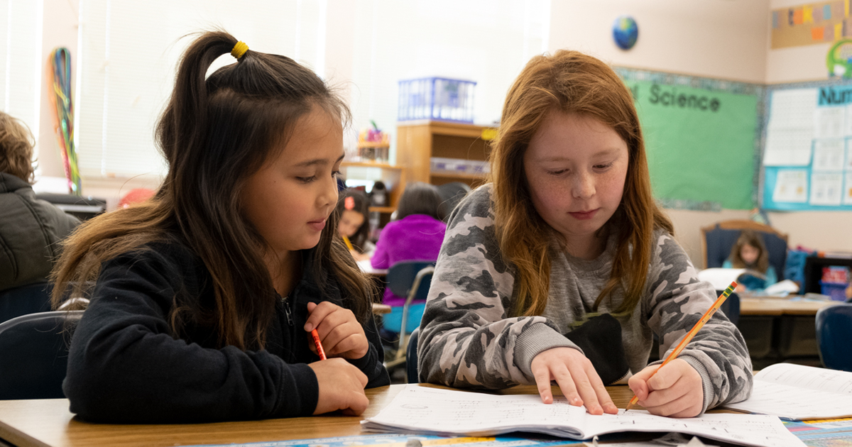 Elementary School Students in Science Class