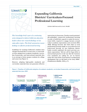 Expanding California Districts’ Curriculum-Focused Professional Learning