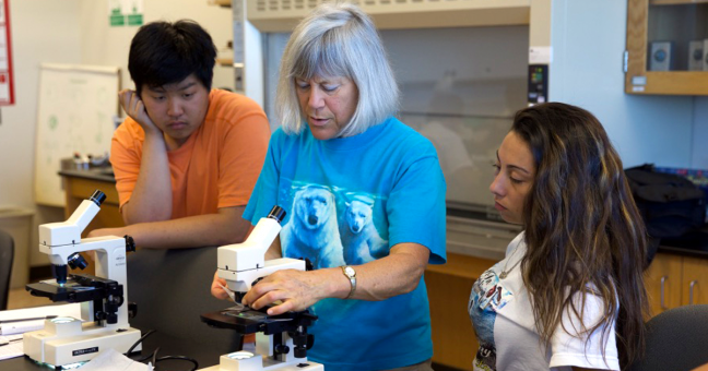 Science Teacher and students