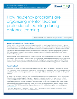 CA Teacher Residency