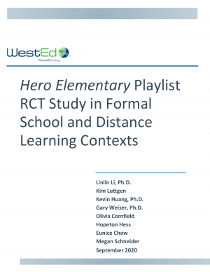 Hero Elementary Playlist RCT Study in Formal School and Distance Learning Contexts