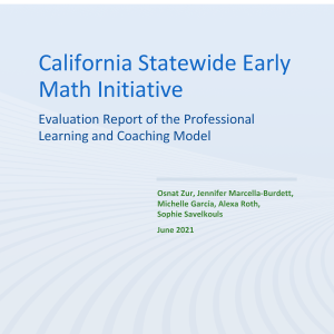 California Statewide Early Math Initiative