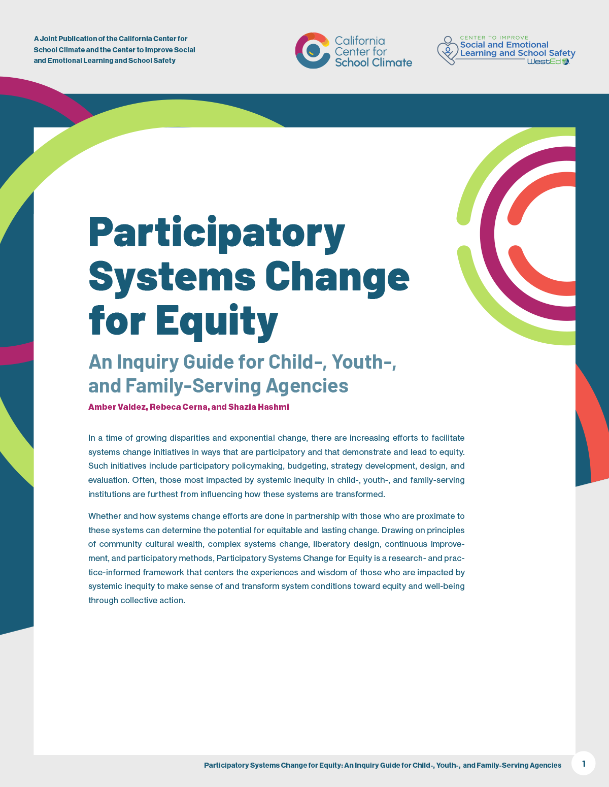 Participatory Systems Change for Equity