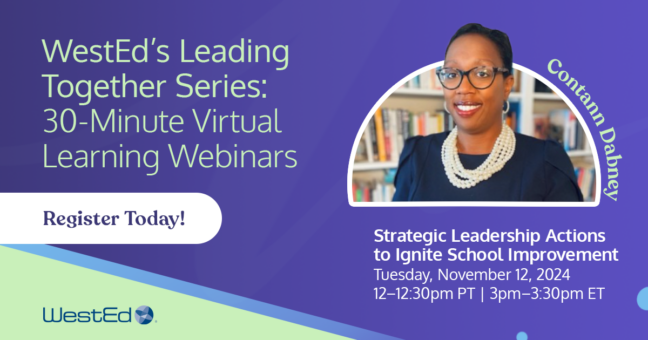 Strategic Leadership Actions to Ignite School Improvement Webinar