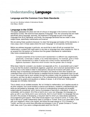 Cover image of Language and the Common Core State Standards